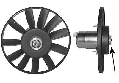 Ventilators, Motora dzesēšanas sistēma VAN WEZEL 5880745