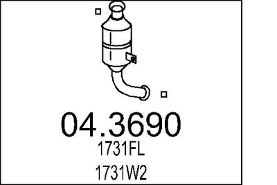 Катализатор MTS 04.3690