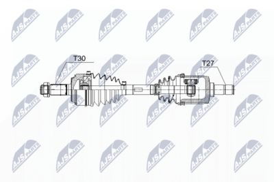 Приводной вал NTY NPW-HD-060