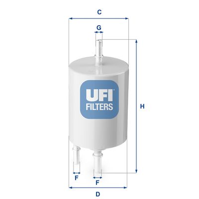 Топливный фильтр UFI 31.854.00