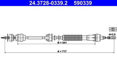 Trose, Sajūga pievads ATE 24.3728-0339.2