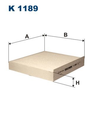 Фильтр, воздух во внутренном пространстве FILTRON K 1189