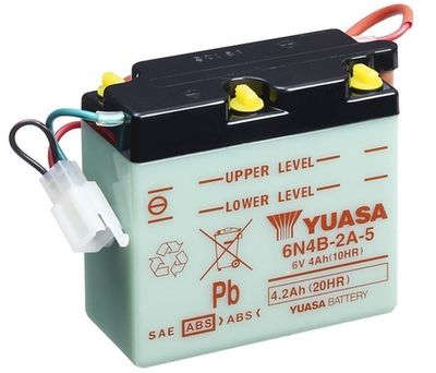 Startera akumulatoru baterija YUASA 6N4B-2A-5