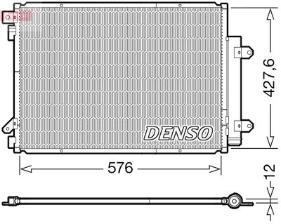 Конденсатор, кондиционер DENSO DCN47008