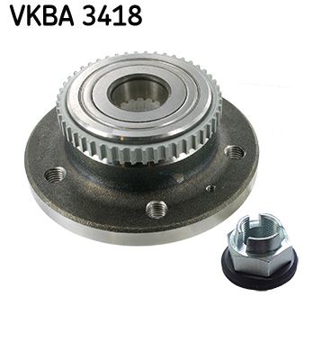 Riteņa rumbas gultņa komplekts SKF VKBA 3418