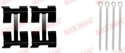 Piederumu komplekts, Disku bremžu uzlikas QUICK BRAKE 109-0972