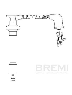 Augstsprieguma vads BREMI 659F61
