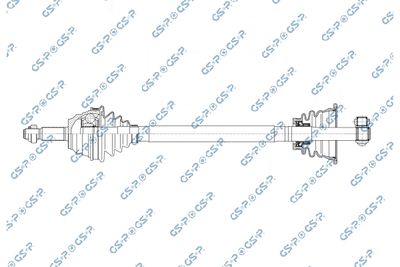 Приводной вал GSP 250301
