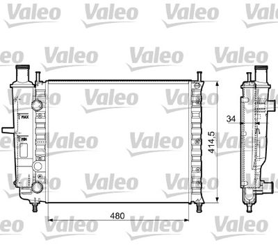 Radiators, Motora dzesēšanas sistēma VALEO 732788