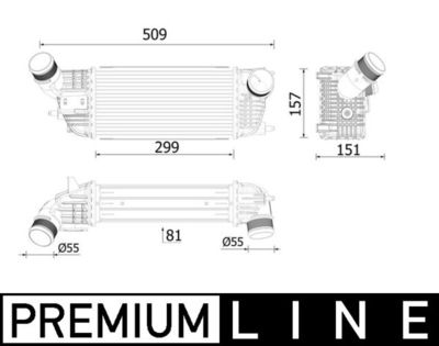 Starpdzesētājs MAHLE CI 613 000P