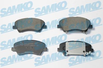 Комплект тормозных колодок, дисковый тормоз SAMKO 5SP2206