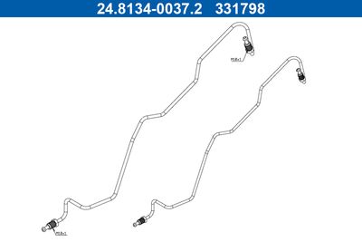 Трубопровод тормозного привода ATE 24.8134-0037.2