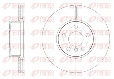 Тормозной диск REMSA 62550.10