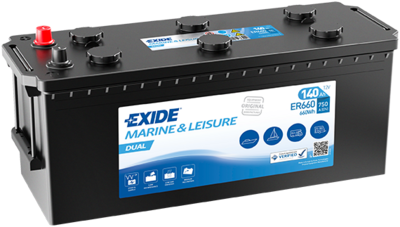Startera akumulatoru baterija EXIDE ER660