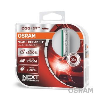 Kvēlspuldze, Tālās gaismas lukturis ams-OSRAM 66340XNL-HCB
