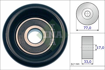 Parazīt-/Vadrullītis, Ķīļrievu siksna Schaeffler INA 532 0568 10