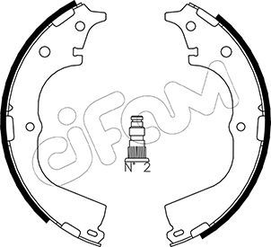 Комплект тормозных колодок CIFAM 153-426