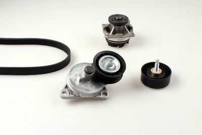 Ūdenssūknis + ķīļrievu siksnas komplekts HEPU PK02360