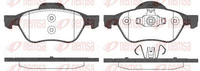 Комплект тормозных колодок, дисковый тормоз REMSA 0962.10