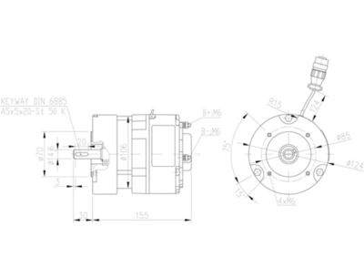Elektromotors MAHLE MM 314