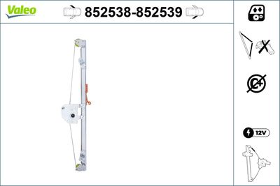 Стеклоподъемник VALEO 852538