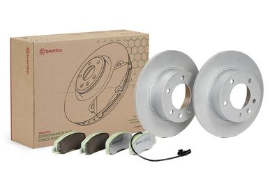 Bremžu komplekts, Disku bremzes BREMBO KT 10 035