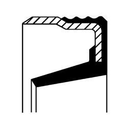 Уплотнительное кольцо, тормозная колодка CORTECO 12016536B