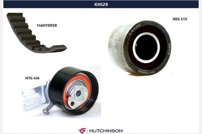 Zobsiksnas komplekts HUTCHINSON KH 529