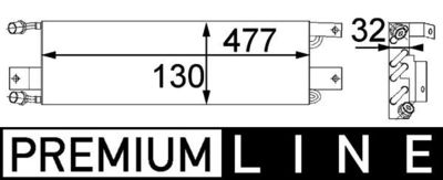 Конденсатор, кондиционер MAHLE AC 356 000P