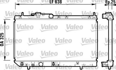 Radiators, Motora dzesēšanas sistēma VALEO 734102