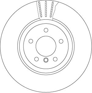 Тормозной диск TRW DF6624S