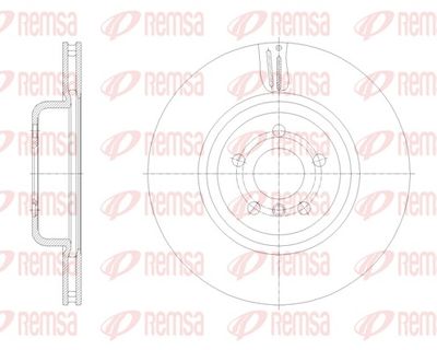 Bremžu diski REMSA 61851.10