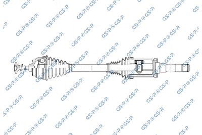 Приводной вал GSP 201716