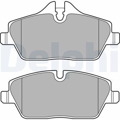 Bremžu uzliku kompl., Disku bremzes DELPHI LP2718