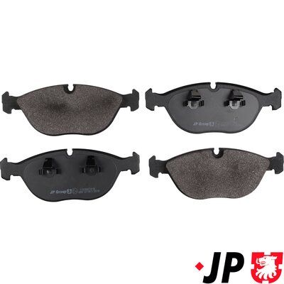 Bremžu uzliku kompl., Disku bremzes JP GROUP 1163607410