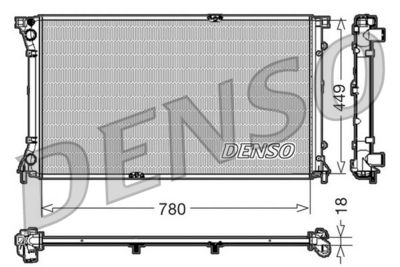 Radiators, Motora dzesēšanas sistēma DENSO DRM23097