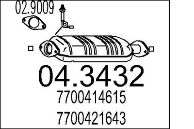 Катализатор MTS 04.3432