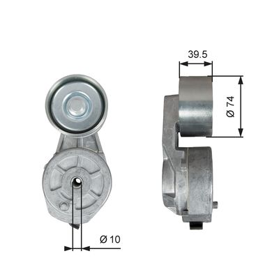 Siksnas spriegotājs, Ķīļsiksna GATES T38707