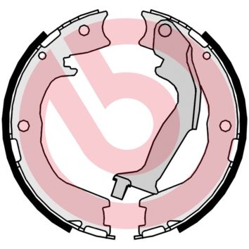 szczęki ham.r. KIA BREMBO S 83 562