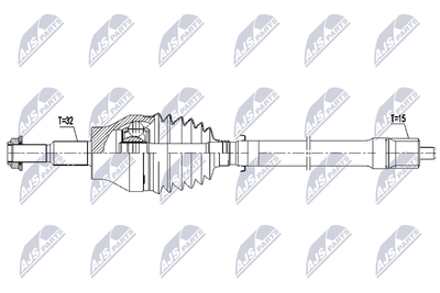 Приводной вал NTY NPW-CH-155