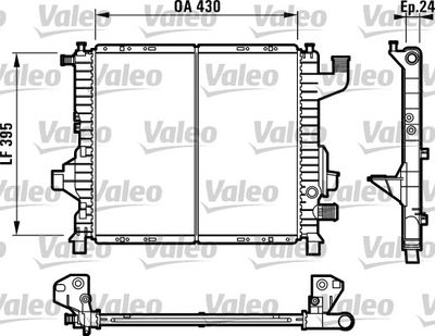 Radiators, Motora dzesēšanas sistēma VALEO 732819