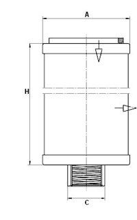 Filtrs, Saspiestā gaisa aprīkojums MANN-FILTER LE 11 003
