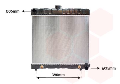 Radiators, Motora dzesēšanas sistēma VAN WEZEL 30002043
