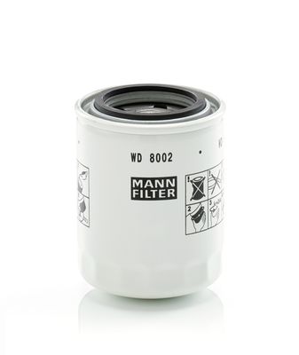 MANN-FILTER WD8002 Eļļas filtrs