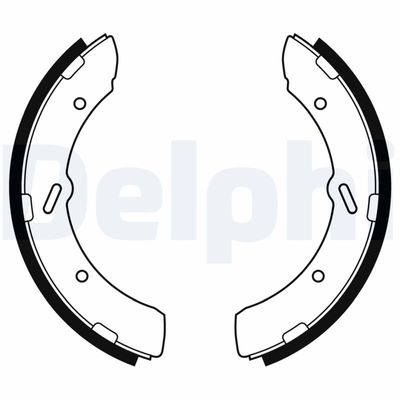 Bremžu loku komplekts DELPHI LS2185