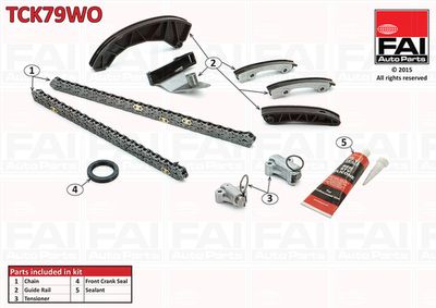 Комплект цели привода распредвала FAI AUTOPARTS TCK79WO