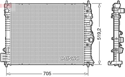 Radiators, Motora dzesēšanas sistēma DENSO DRM15012