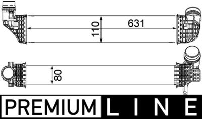 Интеркулер MAHLE CI 478 000P