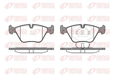 Bremžu uzliku kompl., Disku bremzes REMSA 0270.10