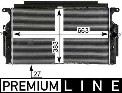 Radiators, Motora dzesēšanas sistēma MAHLE CR 28 000P